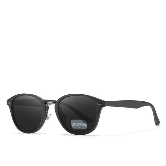 Women's Round Sport Polarized 'The Glammer Men' Metal Sunglasses