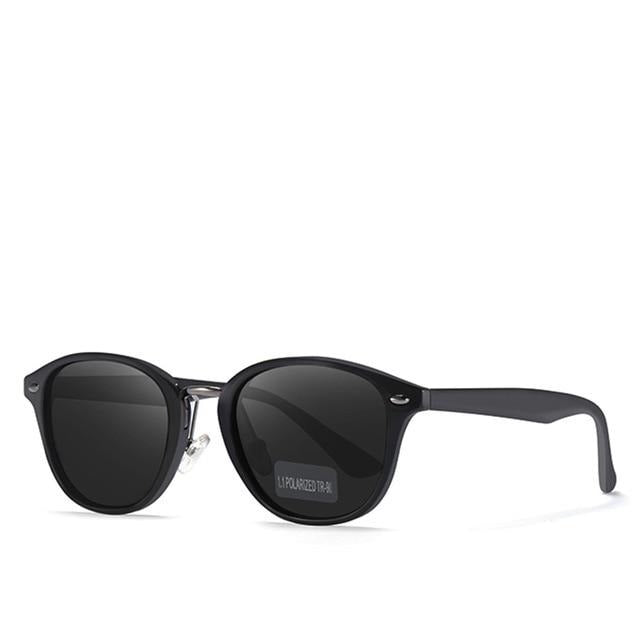 Women's Round Sport Polarized 'The Glammer Men' Metal Sunglasses