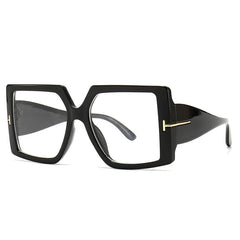 Women's Oversized Square 'Tiny Goblin' Plastic Sunglasses