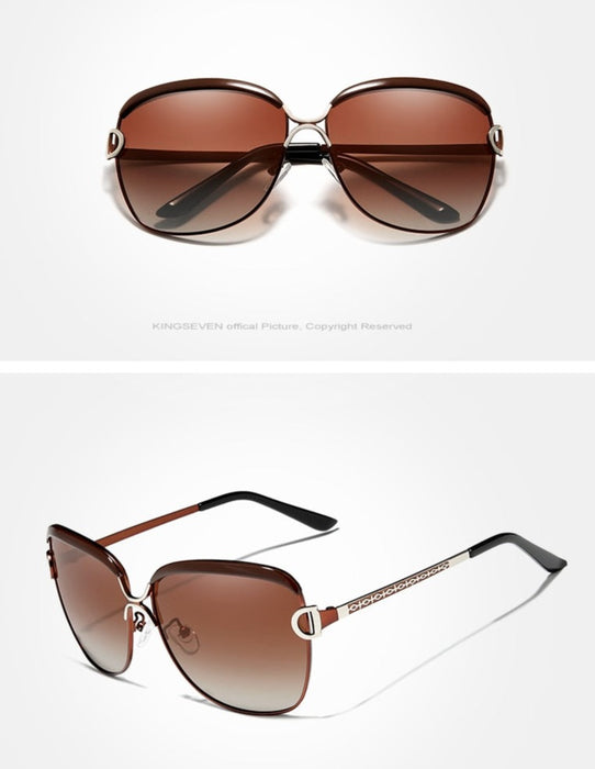 Men's Polarized Square 'Delta' Metal Sunglasses