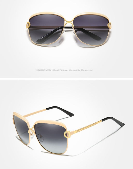 Men's Polarized Square 'Delta' Metal Sunglasses