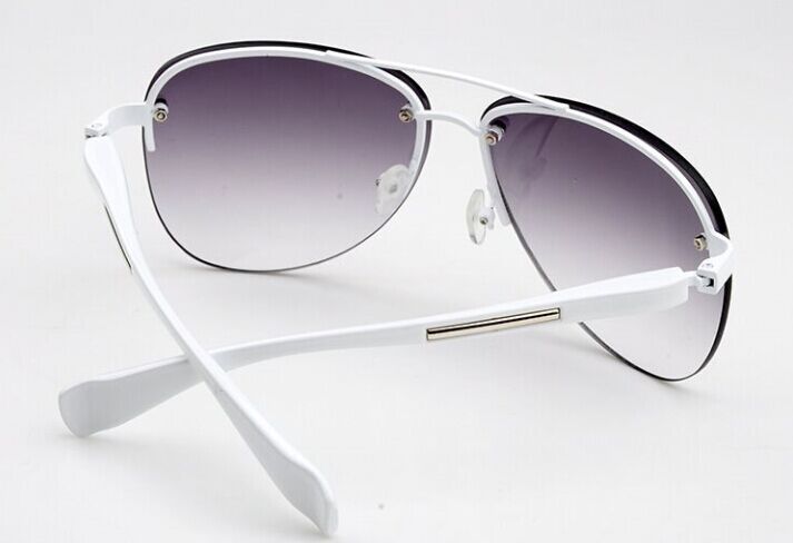 Women's Rimless Aviator 'Great Wear' Metal Sunglasses