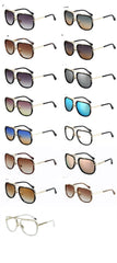 Men's Square 'Ibiza' Plastic and Metal Sunglasses