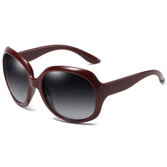 Women's Oversized Polarized Butterfly 'Buffalo Slider' Plastic Sunglasses