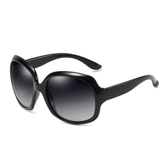 Women's Oversized Polarized Butterfly 'Buffalo Slider' Plastic Sunglasses