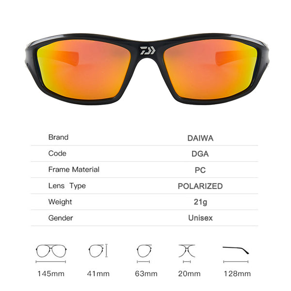 Men's Square Polarized Sports 'Isko' Plastic Sunglasses