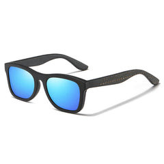 Men's Polarized Square 'Fowler' Wooden Sunglasses