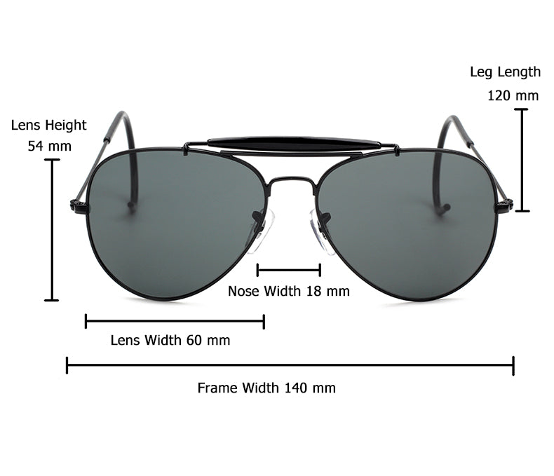 Men's Classic Round 'Ocean' Metal Sunglasses