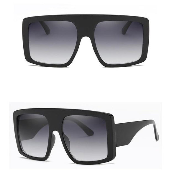 Women's Oversized Square 'Superstar' Plastic Sunglasses