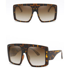 Women's Oversized Square 'Superstar' Plastic Sunglasses