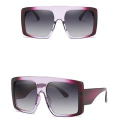 Women's Oversized Square 'Superstar' Plastic Sunglasses