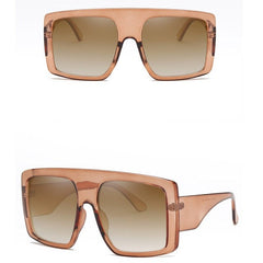 Women's Oversized Square 'Superstar' Plastic Sunglasses