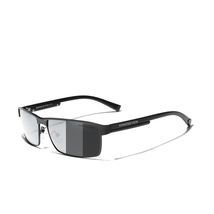 Unisex Square Polarized 'Sun Valley' Plastic Sunglasses