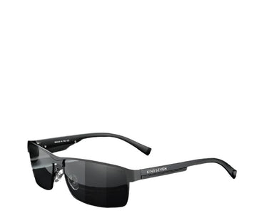 Men's Rectangular Polarized 'Sun Valley' Plastic Sunglasses