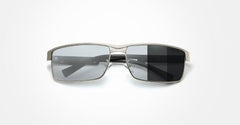 Unisex Square Polarized 'Sun Valley' Plastic Sunglasses