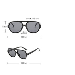 Women's Square 'Marshall' Plastic Sunglasses