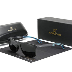 Men's Polarized Sporty Square 'Tyler' Plastic Sunglasses