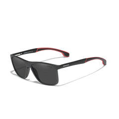 Men's Polarized Sporty Square 'Tyler' Plastic Sunglasses