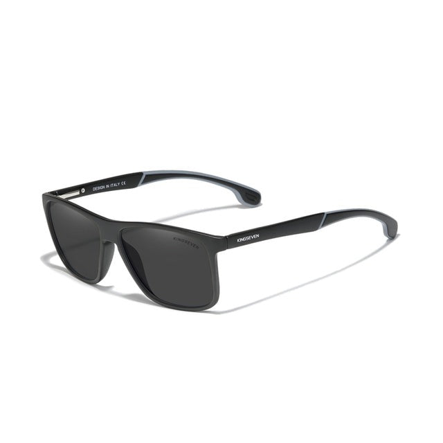 Men's Polarized Sporty Square 'Tyler' Plastic Sunglasses