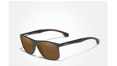 Men's Polarized Sporty Square 'Tyler' Plastic Sunglasses