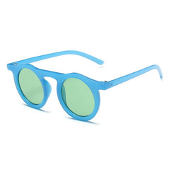 Unisex Vintage Round Resin 'Chunky' Plastic Sunglasses