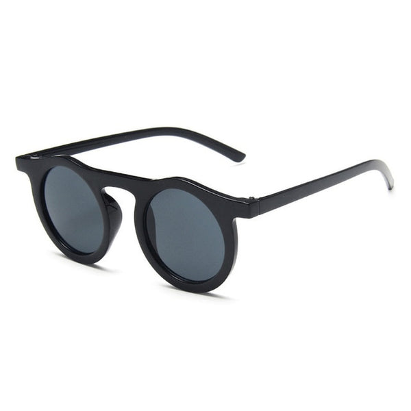 Unisex Vintage Round Resin 'Chunky' Plastic Sunglasses