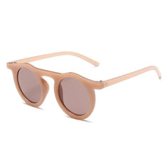 Unisex Vintage Round Resin 'Chunky' Plastic Sunglasses