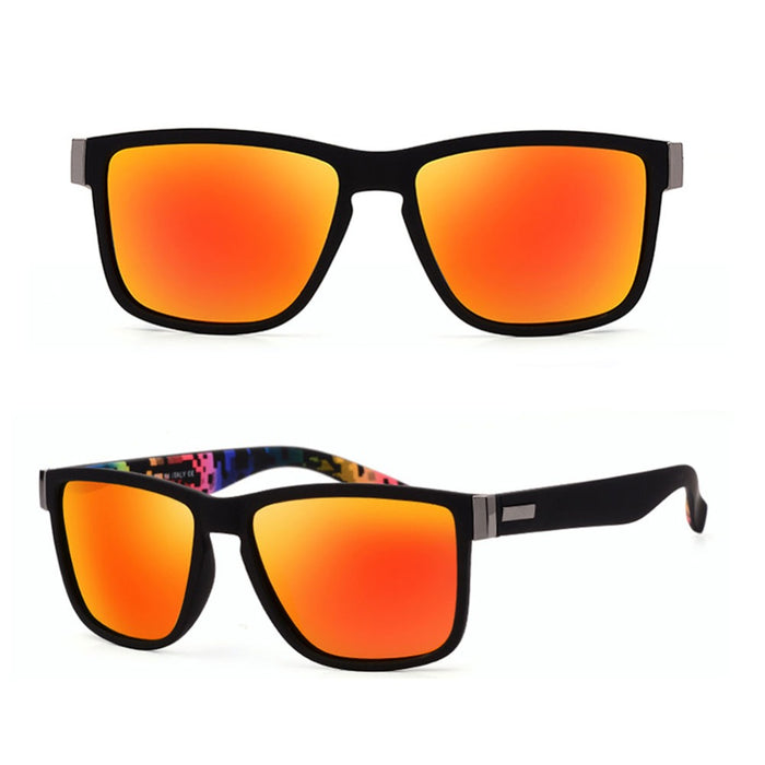 Men's Polarized Square 'One of Us' Plastic Sunglasses