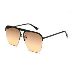 Women's Oversized Square 'Scorpion Night' Metal Sunglasses Sunglasses