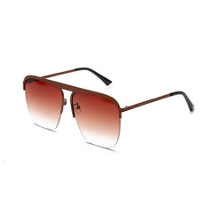 Women's Oversized Square 'Scorpion Night' Metal Sunglasses Sunglasses