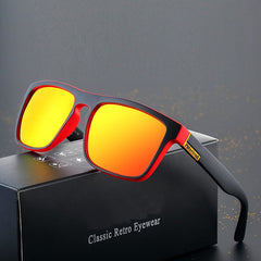 Men's Rectangular Sports 'Chopper Cymon' Plastic Sunglasses