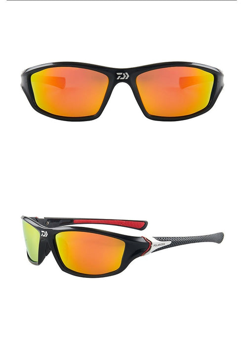 Men's Square Polarized Sports 'Isko' Plastic Sunglasses