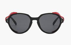 Unisex Punk Oval 'Alpine Style' Plastic Sunglasses