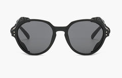 Unisex Punk Oval 'Alpine Style' Plastic Sunglasses