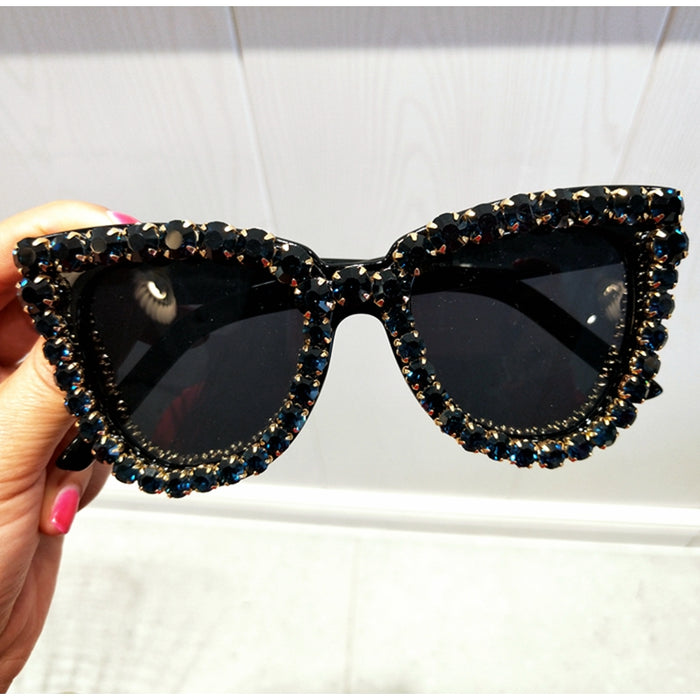 Women's Vintage Cat Eye 'Jelai' Plastic Sunglasses
