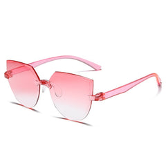 Women's Cat Eye Sports 'Sea Breeze' Plastic Sunglasses