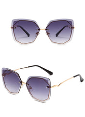 Women's Polygon 'Vogue' Metal Sunglasses