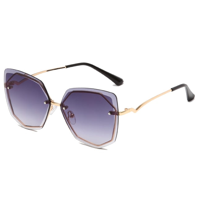 Women's Polygon 'Vogue' Metal Sunglasses