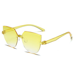 Women's Cat Eye Sports 'Sea Breeze' Plastic Sunglasses