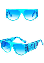 Women's Trend Hexagonal  'Gradients Eyes' Plastic Sunglasses