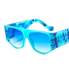 Women's Trend Hexagonal  'Gradients Eyes' Plastic Sunglasses