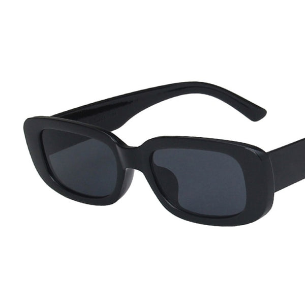 Women's Small Rectangular 'Sasha' Plastic Sunglasses