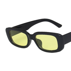 Women's Small Rectangular 'Sasha' Plastic Sunglasses