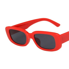 Women's Small Rectangular 'Sasha' Plastic Sunglasses