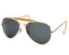 Men's Classic Round 'Ocean' Metal Sunglasses