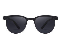 Men's Polarized Oval 'Rayne' Metal Sunglasses