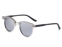 Men's Polarized Oval 'Rayne' Metal Sunglasses