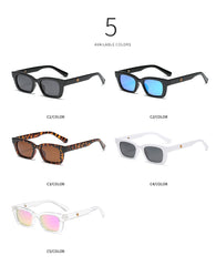 Women's Small Square Plastic 'Just G' Retro UV Sunglasses