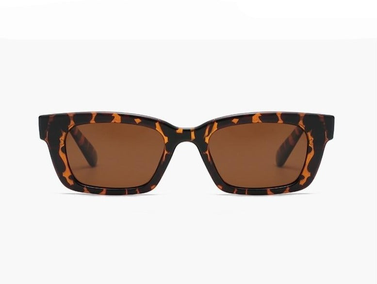 Women's Small Square Plastic 'Just G' Retro UV Sunglasses