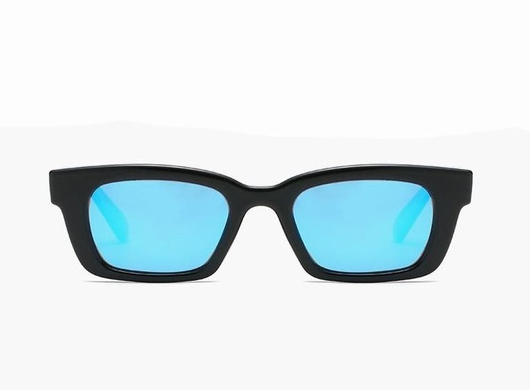 Women's Small Square Plastic 'Just G' Retro UV Sunglasses
